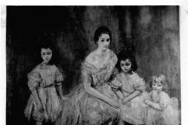 [Familia Gandarillas Edwards, una mujer y tres niñas]