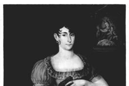 [Dolores de La Morandé y Prado de Valdivieso, retrato de medio cuerpo]