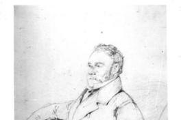 [William Wheelwright, bosquejo del retrato de medio cuerpo]