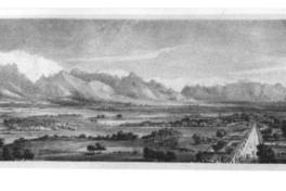 [Vista panorámica de Santiago. Desde Paseo del Tajamar al Arsenal]