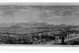 [Vista panorámica de Santiago. Desde la Iglesia de La Merced al cerro Santa Lucía]