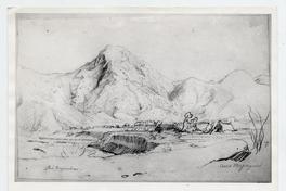 [Río Mapocho, dibujo]