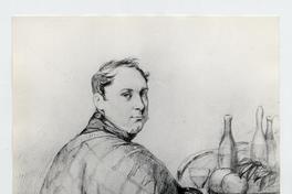 [Dibujo de un campesino sentado bebiendo una copa de vino, titulado "Hacendado chileno"]