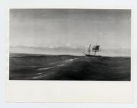 [Barco a vela navegando en el mar con grandes olas].