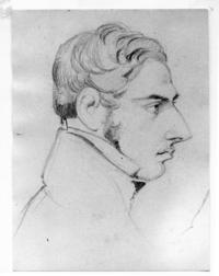 [C. Espin, dibujo de retrato de perfil del rostro]