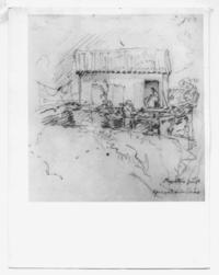 [Dibujo de la casa de Rosita en la calzada de San Elías]