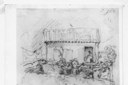 [Dibujo de la casa de Rosita en la calzada de San Elías]