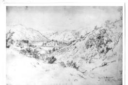 [Lagunas de Cauquenes, dibujo]