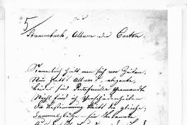 [Manuscrito en alemán, firmado por Rugendas]