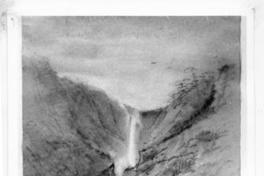[Paisaje montañoso con cascada]
