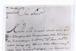 [Carta manuscrita firmada por el Obispo de la Concepción, entre otros, fechada el 13 de febrero de 1769]