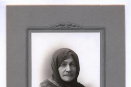 [Mujer anciana, retrato de rostro]