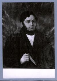 [José Miguel de la Barra, retrato de medio cuerpo]