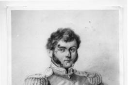 [Bernardo O'Higgins, dibujo del retrato de medio cuerpo]