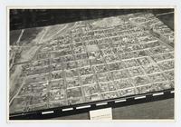 [Maqueta : vista panorámica de la ciudad de Santiago]