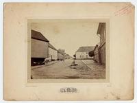 [Vista de una calle de la ciudad de Bergen, Noruega]