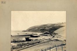 [Vista de la línea férrea de terminal ferroviario]