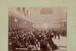 José Toribio Medina, entre los asistentes a la votación