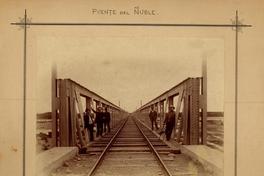 Puente del Ñuble: Puente del Ñuble: Principiado Marzo 15 1887-Concluido Agosto 24 1888-Ingeniero Enrique Budge- Constructores Lever Murphy & Ca., Valparaíso. 505 Metros Largo.