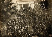 [Discurso en el masivo funeral de Diego Barros Arana en el Cementerio General] (1011/1907)