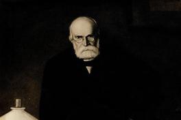 Retrato de Diego Barros Arana, óleo sobre tela