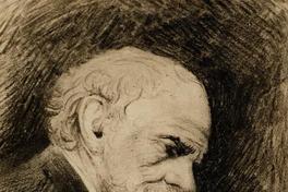 [Dibujo al carboncillo de Diego Barros Arana]