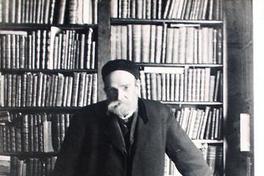 Diego Barros Arana con boina