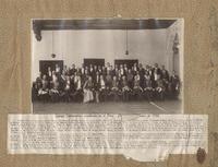 [Cuerpo diplomático acreditado en el Perú, enero 1933: Entre los representantes de la Embajada de Chile se encuentran: Manuel Rivas Vicuña, Embajador de Chile (1928-1933); Héctor Gallegos Torres, Agregado Comercial; Héctor Mujica Pumarino, Consejero Comercial; Miguel Valdez, 2° Secretario; Ernesto Bertrand, Consejero]