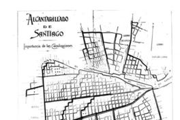 Alcantarillado de Santiago, importancia de las canalizaciones
