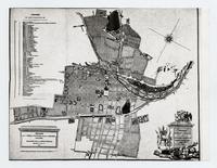 Plano de la Ciudad de Santiago Capital de la República Chilena, levantado por el señor Herbage, arquitecto francés, 1841 : Plano dedicado y presentado a S.E. el Señor Presidente por el Sr. Herbage (Jean) Arquitecto 1841