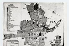 Plano de la Ciudad de Santiago Capital de la República Chilena, levantado por el señor Herbage, arquitecto francés, 1841 : Plano dedicado y presentado a S.E. el Señor Presidente por el Sr. Herbage (Jean) Arquitecto 1841
