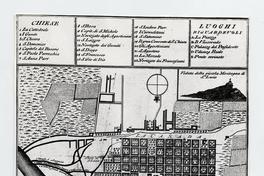 Planta della citta de Sant'iago, Capitale del Regno del Chili