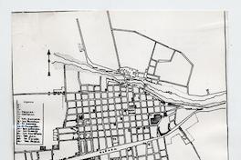 Santiago en 1810, Plano de [Tomás] Thayer Ojeda