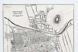 [Plano de] Santiago, 1906