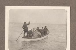 Embarque de la comitiva regreso a P. Arenas