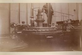 [Vista parcial de la sala de máquinas]