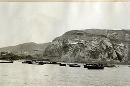 [El Morro Arica, a la izquierda se ve el puerto]
