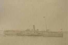 [Barco de vapor de pasajeros "Olympo", con bandera no identificada]