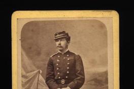 [Daniel Rebolledo Sepúlveda, Sargento del Regimiento Buin, retrato de cuerpo entero con uniforme]