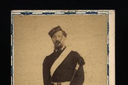 [D. Arriarán, retrato de cuerpo entero con uniforme]