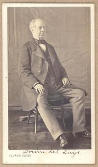 [Édouard Drouyn de Lhuys, retrato de cuerpo entero sentado]
