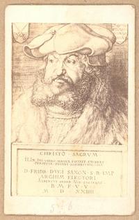 [Federico de Saxe, retrato de frontal de rostro]