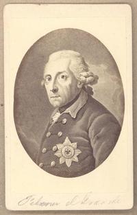 [Friedrich der Grosse (Federico II, El Grande), retrato de medio cuerpo]