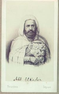 [Abd. El Kader, Abel Kader, Abd al-Qádir, retrato de medio cuerpo]