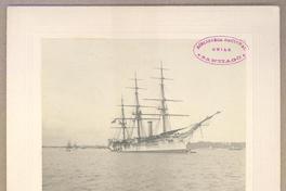 [Navío de la escuela "Trajano" que asiste a fiestas]