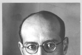 [Guillermo Feliú Cruz, retrato frontral de rostro]