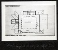 [Album Museo de Historia Natural de Concepción: Ante-Proyecto Museo], Segundo Piso; A[rnoldo] Michaelsen, Arqto.