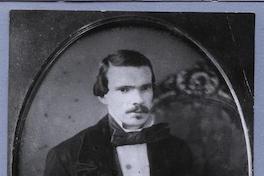 [Diego Barros Arana, retrato de medio cuerpo, en un marco ovalado]