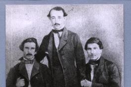 [Retrato de tres hombres no identificados]