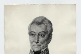 [Francisco Antonio Pinto, retrato de medio cuerpo con uniforme]